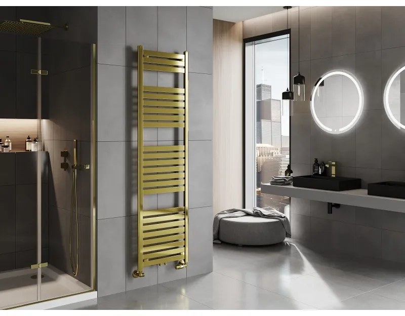 Mexen Uran, vykurovacie teleso 1800x500 mm, 624 W, zlatá lesklá, W105-1800-500-00-50