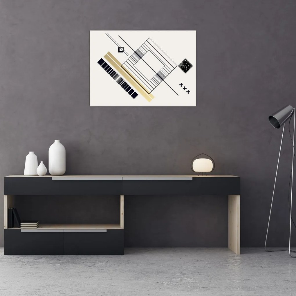 Obraz - Geometrické tvary N⁰6 (70x50 cm)
