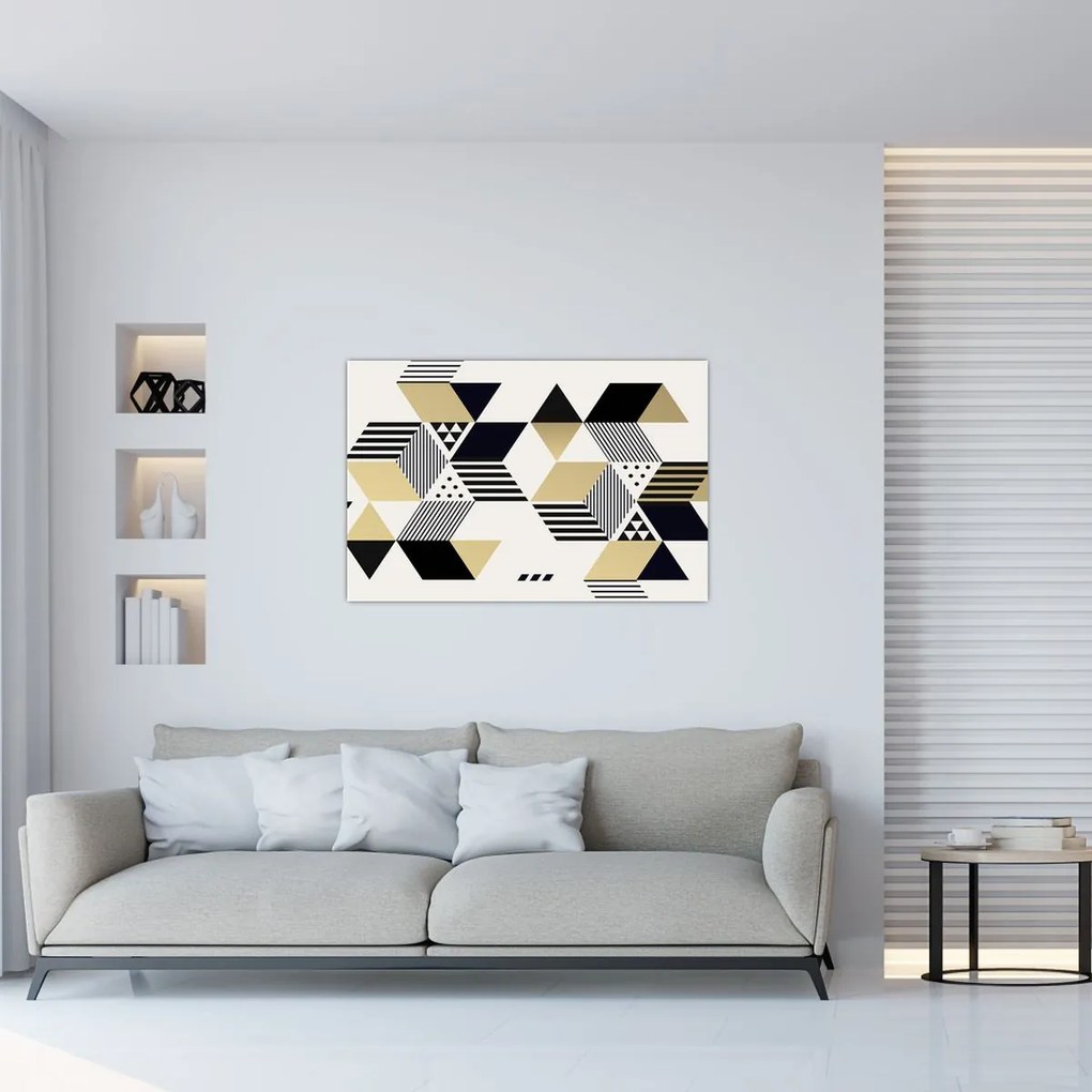 Obraz - Geometrické tvary N⁰1 (90x60 cm)
