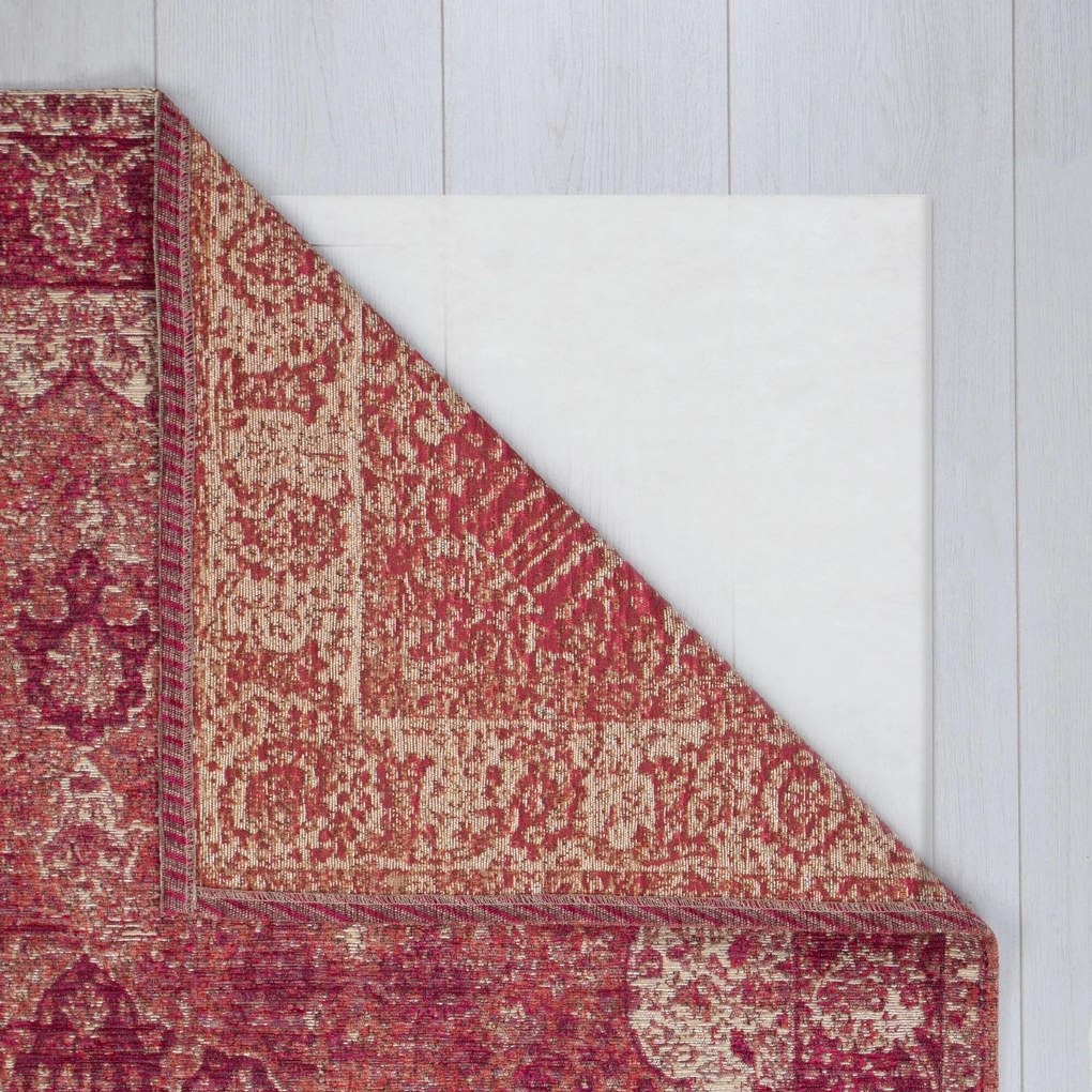 Flair Rugs, Kusový koberec Manhattan Antique Pink, 155x230, ružová, obývacia izba