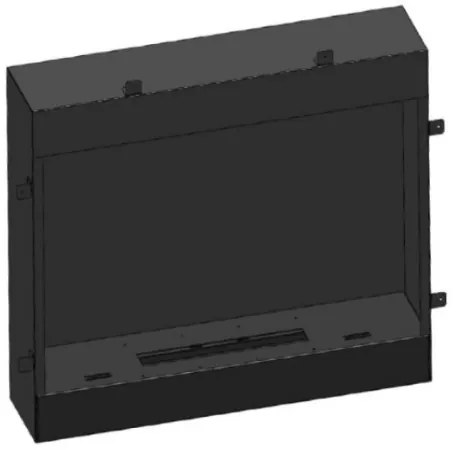 InFire - BIO krb 90x112,5 cm 3kW biela