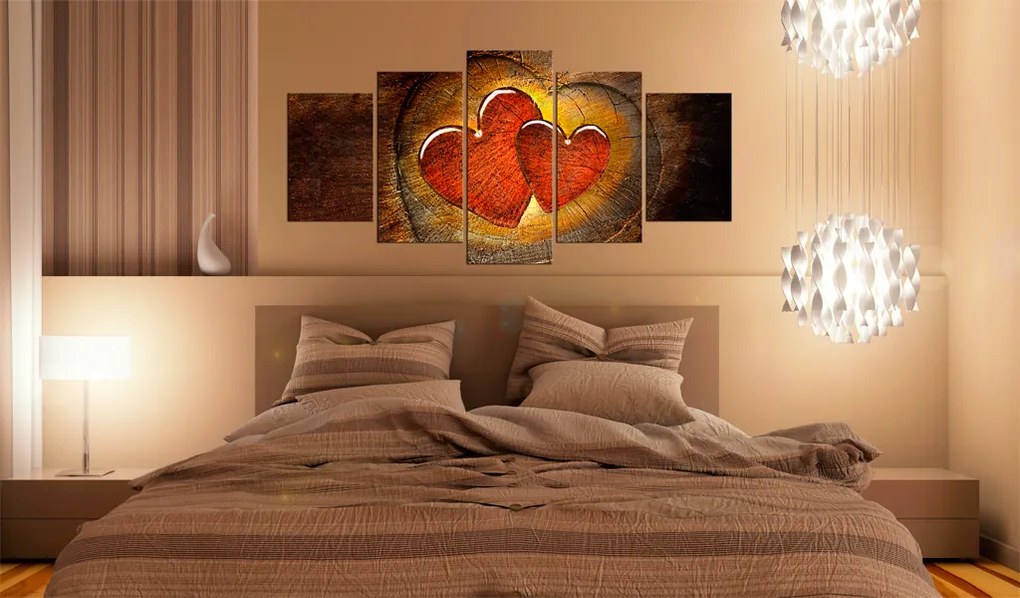 Artgeist Obraz - Beating of your heart Veľkosť: 200x100, Verzia: Na talianskom plátne