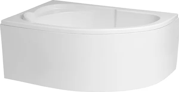 Polimat Akrylátová asymetrická vaňa Standard 130x85 L(R) AS POLIMAT-Farba: Biela, POLIMAT-Orientácia: Pravá