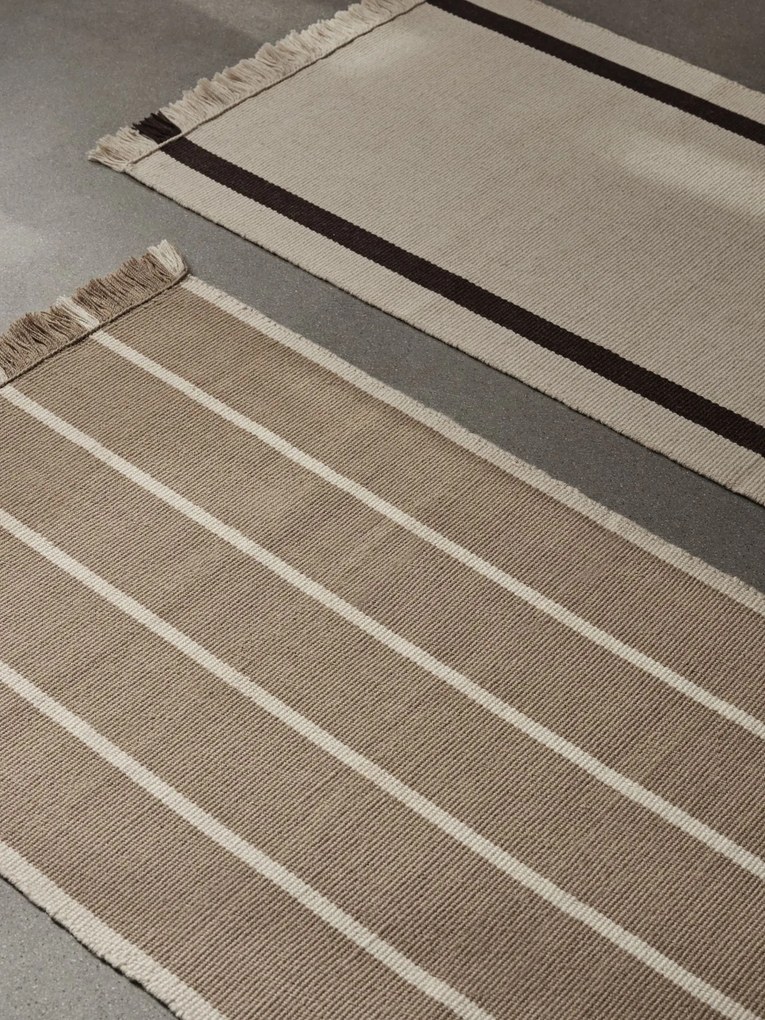 Ferm Living Calm Kelim off-white coffee 50 x 70 cm