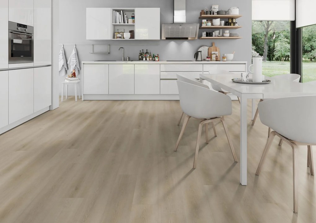 Oneflor, Vinylová podlaha lepená ECO 55 052 Raw Oak Light Natural, 1219,2 x 184,1 mm