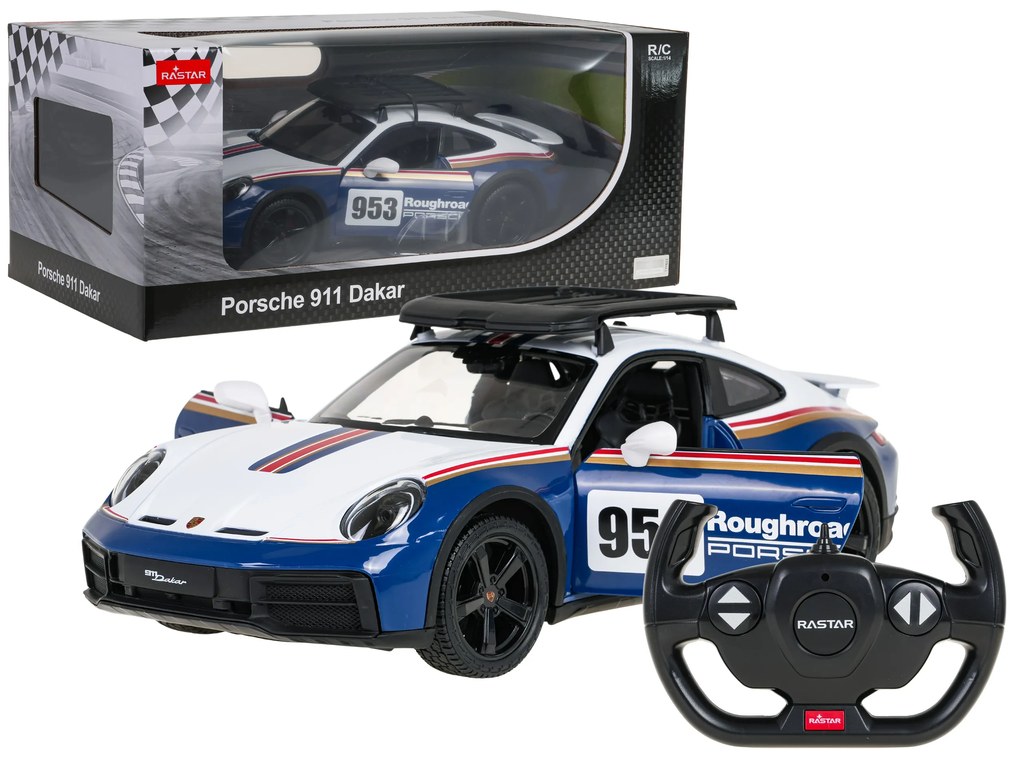 Auto na diaľkové ovládanie Porsche 911 Dakar Performance R/C model 1:14