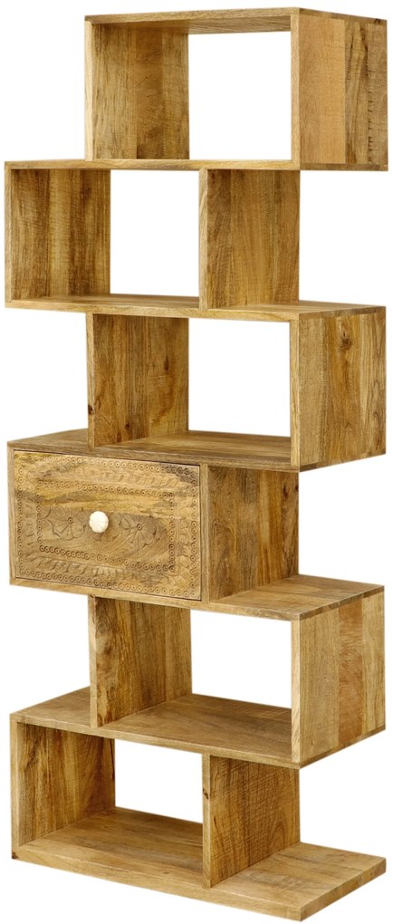 furniture-nabytek.cz - Dřevěná police do kuchyně 60x150x30 z masivu mango