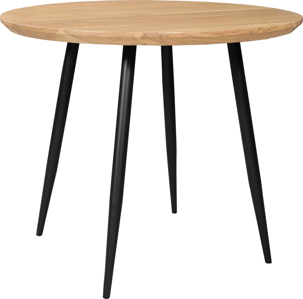 XXXLutz JEDÁLENSKÝ STÔL, akácia, čierna, farba akácie, 80/80/76 cm Stylife - Stoly - 002193002301