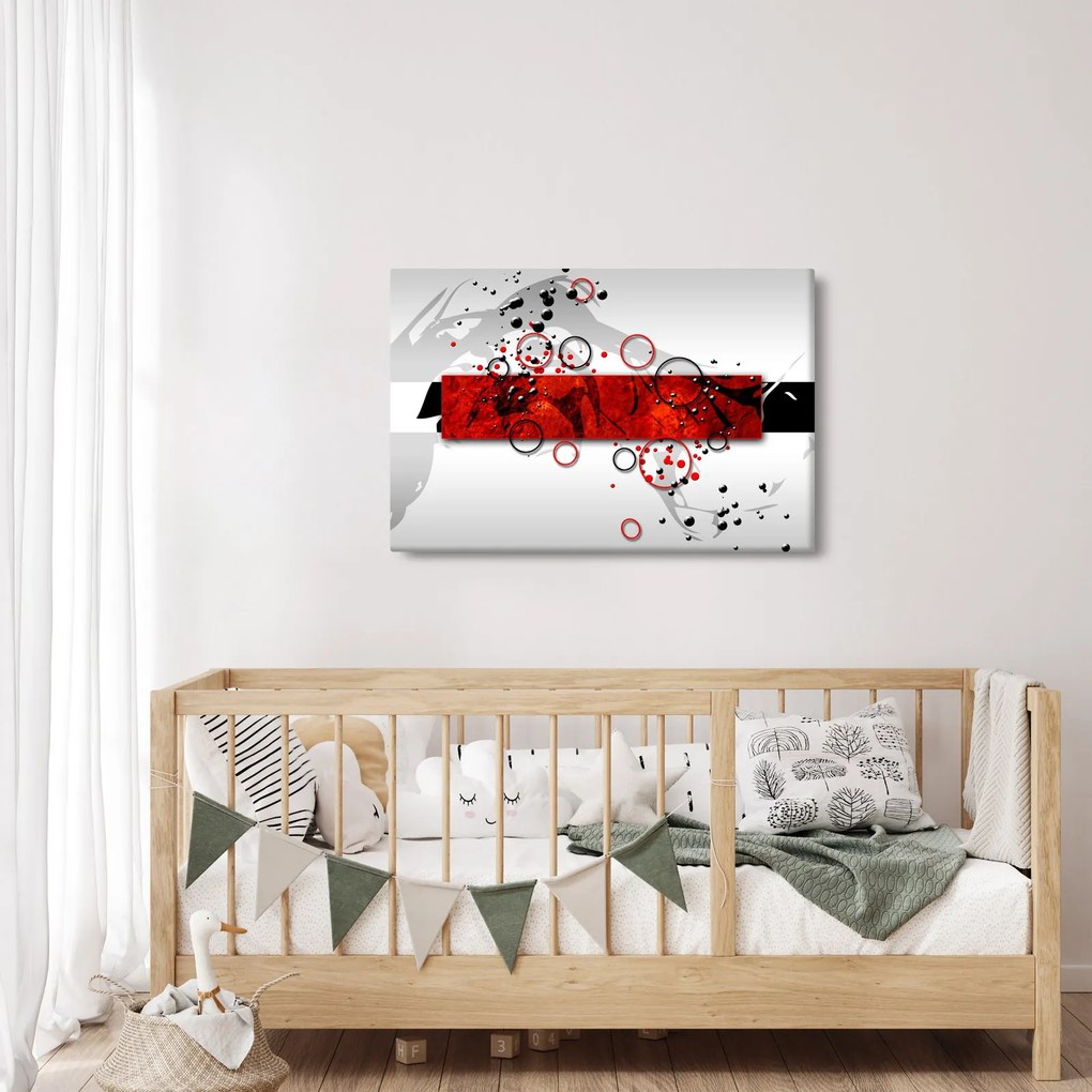 Obraz abstrakcie (90x60 cm)