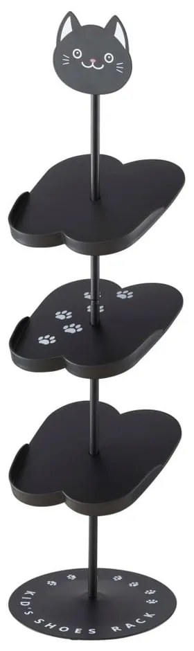 Čierny kovový detský stojan na topánky Kid's Shoe Rack – YAMAZAKI