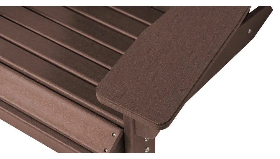 Hnedé plastové záhradné kreslo Adirondack – Bonami Selection
