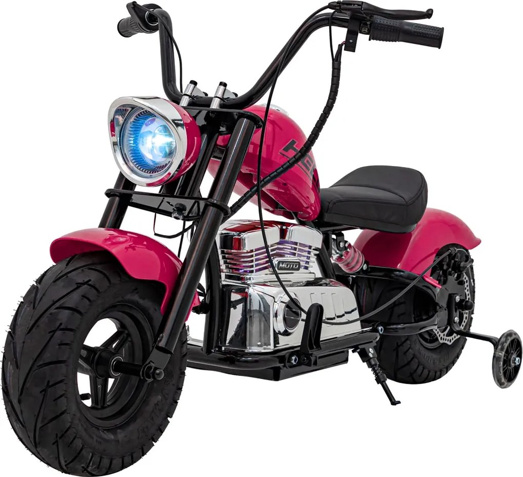 Ramiz Motocykel Chopper Warrior ružový
