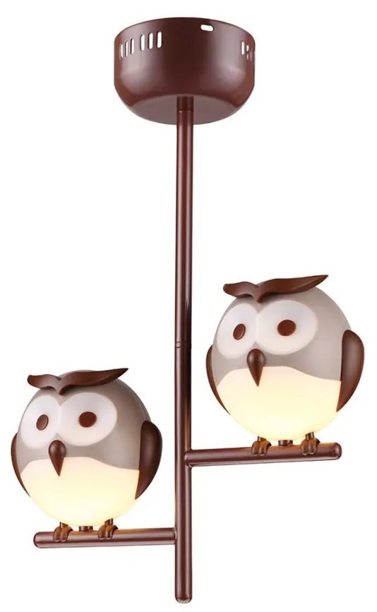 Detské stropné svietidlo 2xG9/6W/230V sova