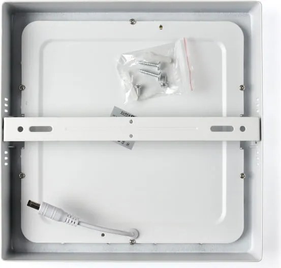 BERGE LED panel štvorcový 225x225x35mm prisadený - 18W - 230V - 1480Lm - teplá