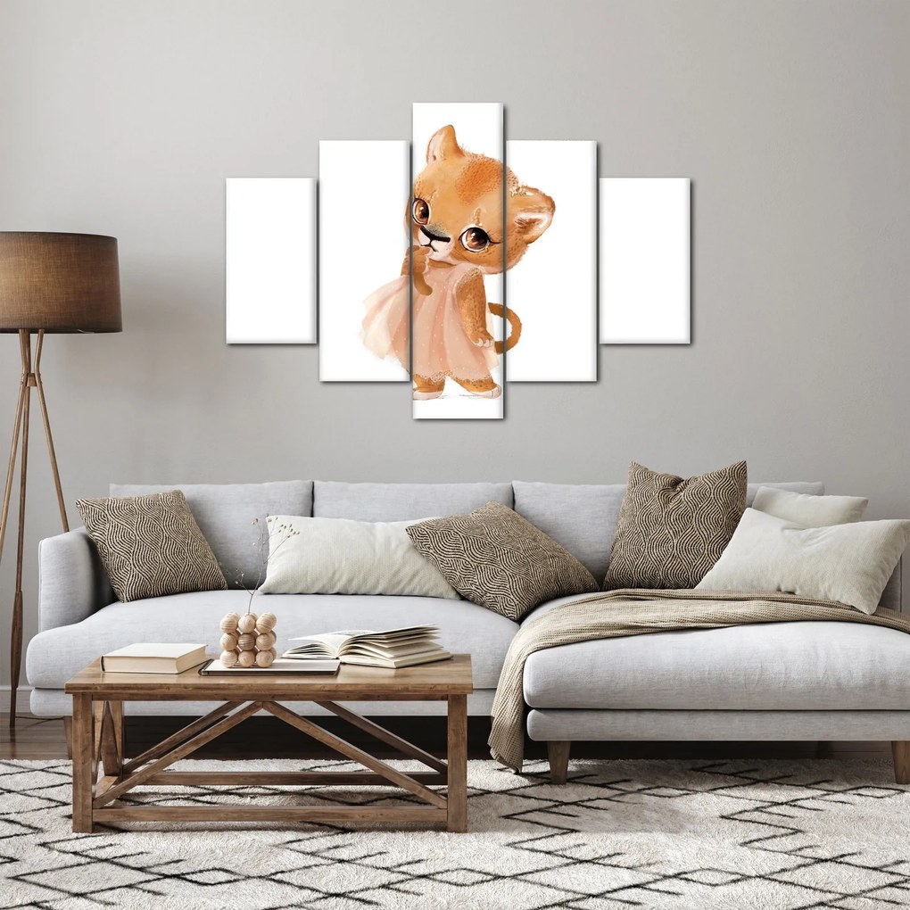 Obraz - Akvarelové zvieratko N⁰6 (150x105 cm)