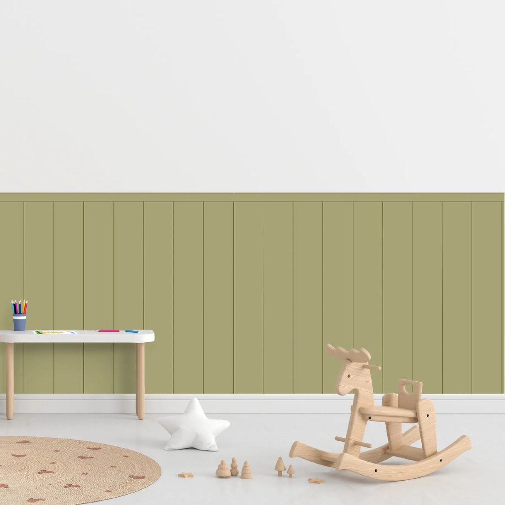 60x100cm Obdĺžnik - Khaki farba - textilná nálepka na stenu Farba: Bledá, Veľkosť: 100 cm