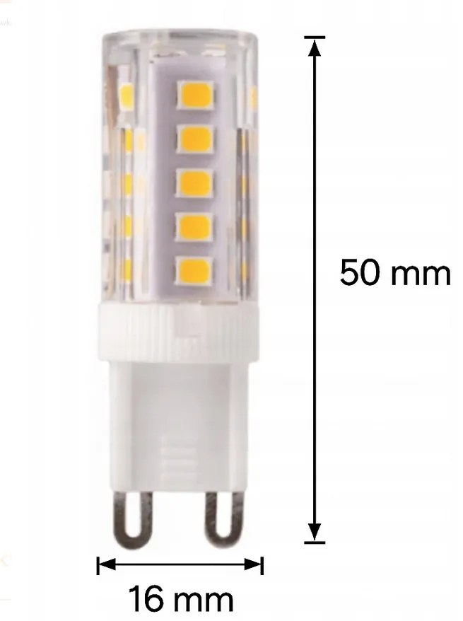 ECOLIGHT LED žiarovka - G9 - 3W - 350Lm - neutrálna farba