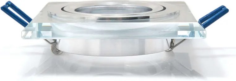 BERGE Podhľadové bodové svietidlo BRG71000 výklopné - sklo - štvorec - zrkadlo