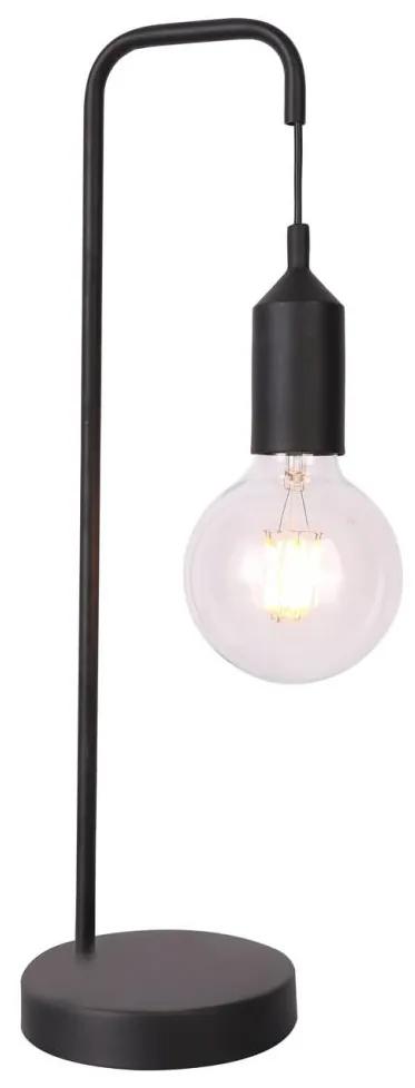 Candellux Stolná lampa LAREN 1xE27/40W/230V čierna CA0740