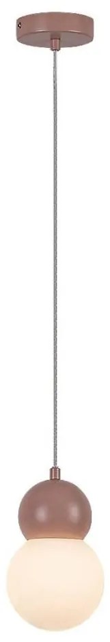 Rabalux 72280 - Luster na lanku GELLIA 1xG9/38W/230V ružová