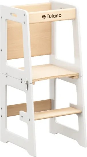 Učiaca veža 3v1 Mooby 35 naturálna / biela