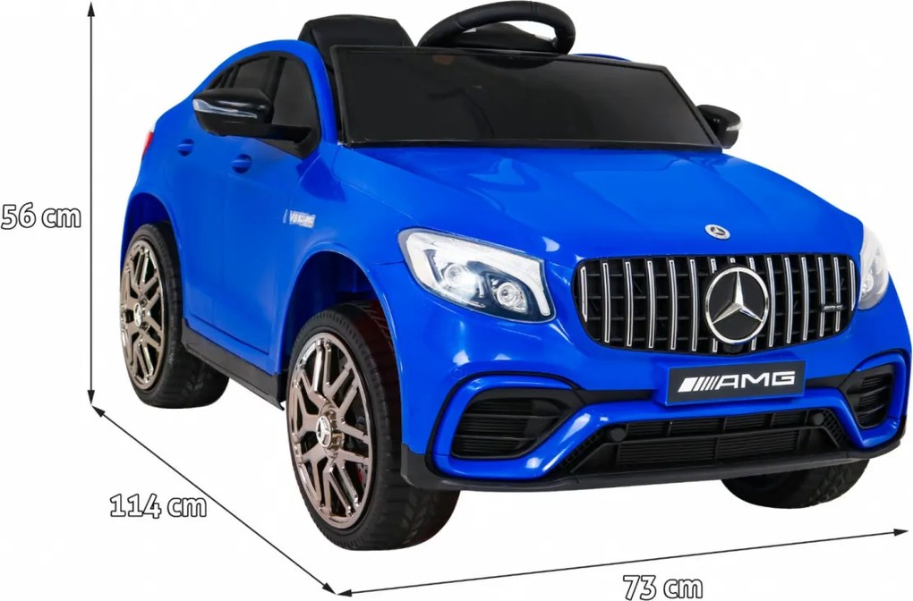 Ramiz Mercedes Benz GLC63S pre deti Modré SUV s diaľkovým ovládaním