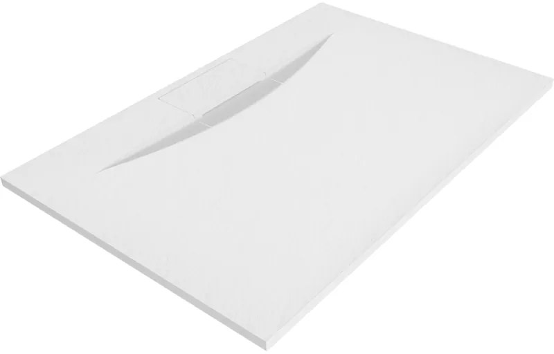 Mexen Egon, SMC obdĺžniková sprchová vanička 150 x 80 cm, biela, 4R108015