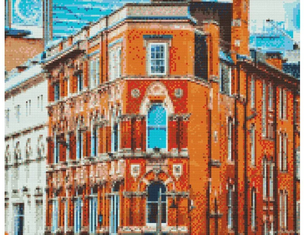Gario Diamantové maľovanie Birmingham, Anglicko Rozmery: 40 x 30 cm, Rámovanie: Iba zrolované plátno, Diamanty: Okrúhle