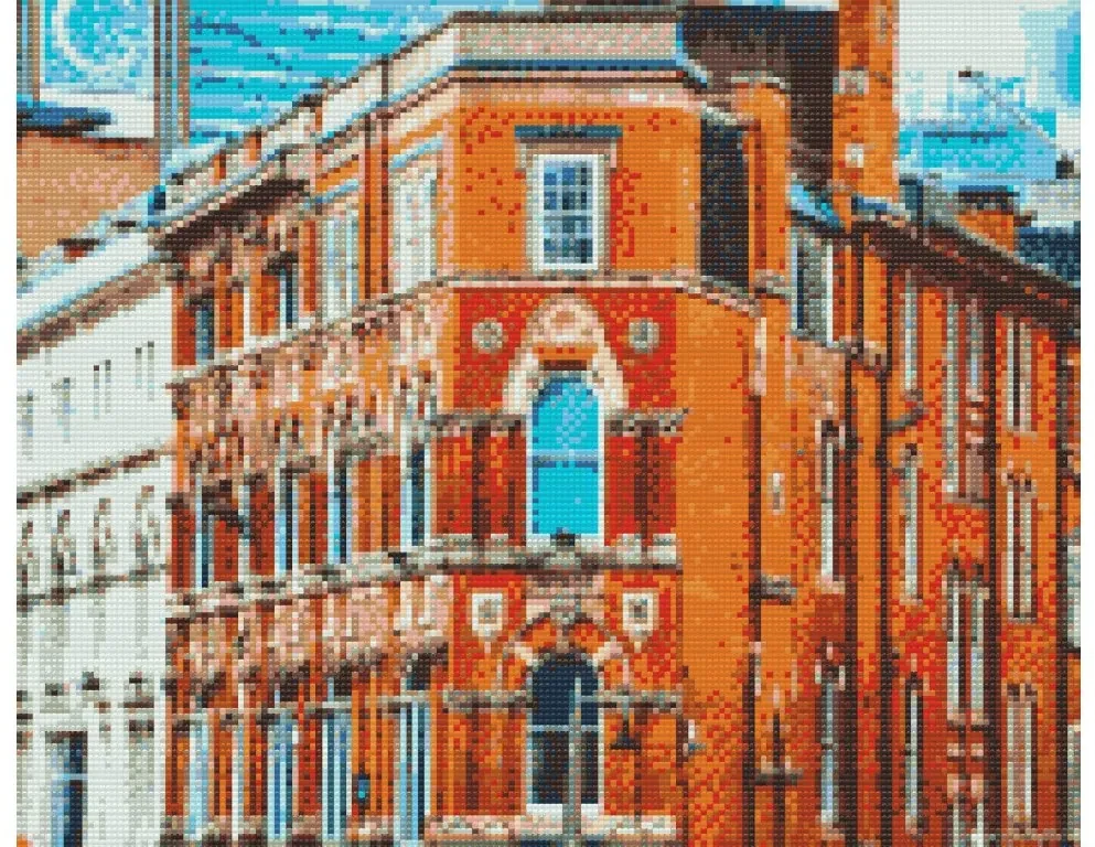 Gario Diamantové maľovanie Birmingham, Anglicko Rozmery: 50 x 40 cm, Rámovanie: S vnútorným rámom, Diamanty: Okrúhle