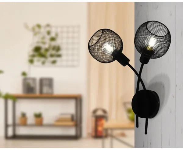 Eglo 43375 - Nástenné svietidlo WRINGTON 1 2xE14/40W/230V