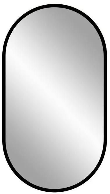 Kúpeľňové zrkadlo CMD APOLLO LED, čierna