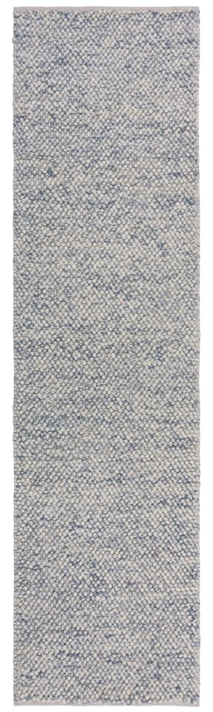 Ručne tkaný behúň Minerals Blue, 60x230, modrá, chodba / predsieň, Flair Rugs