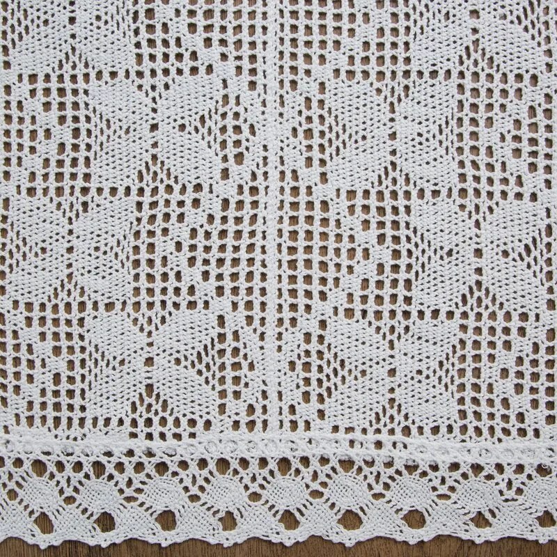 Dekorstudio Čipkovaná štóla na stôl MARTHA - biela 40x140cm