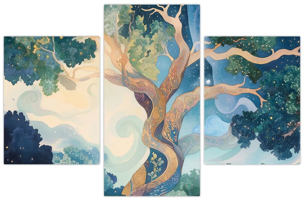 Obraz – Vesmírny strom (90x60 cm)