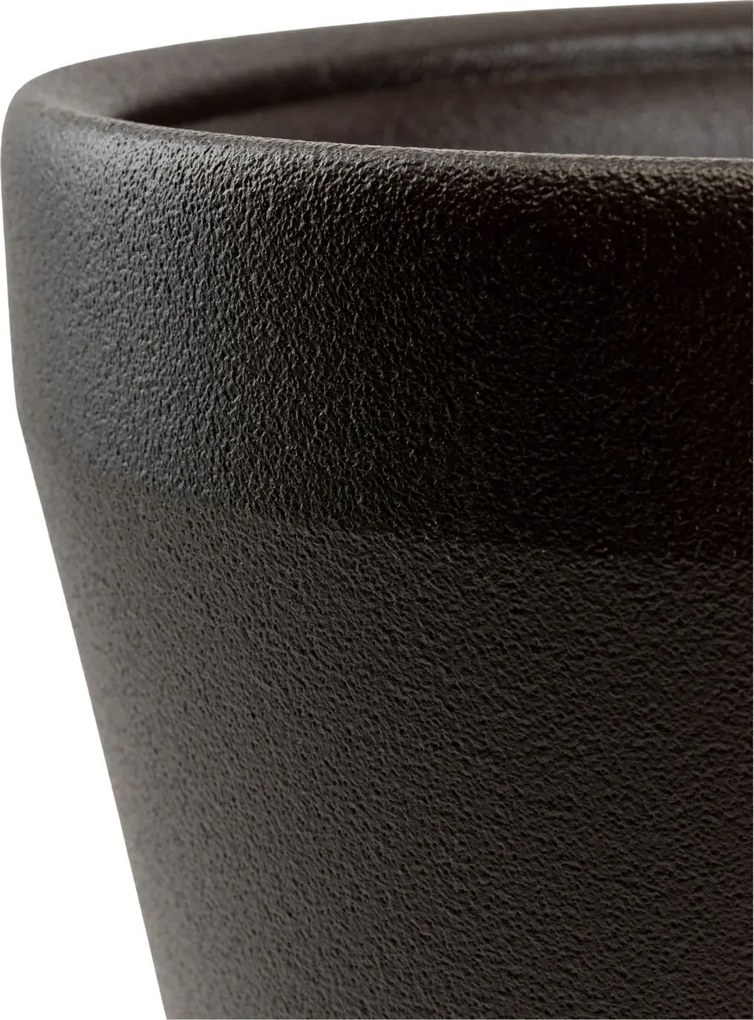 Plastový květináč Purea 49,4x55,4 cm mokka hnědý