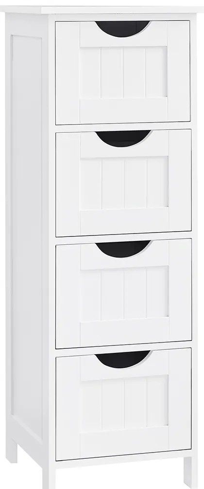 Kúpeľňová skrinka LEHAC 30x82 cm, biela