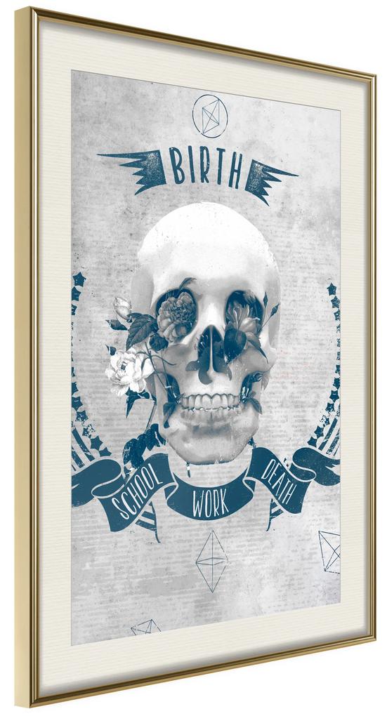 Artgeist Plagát - Life Is Brutal [Poster] Veľkosť: 20x30, Verzia: Čierny rám