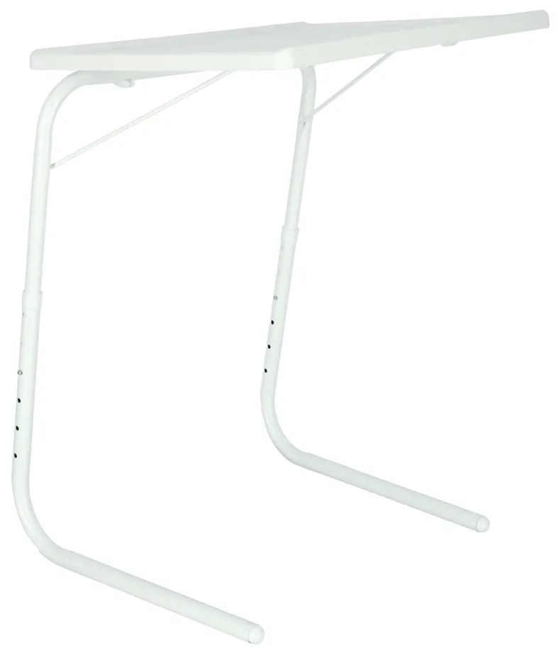 IKO Skladací príručný stolík pod notebook 52x40cm biely