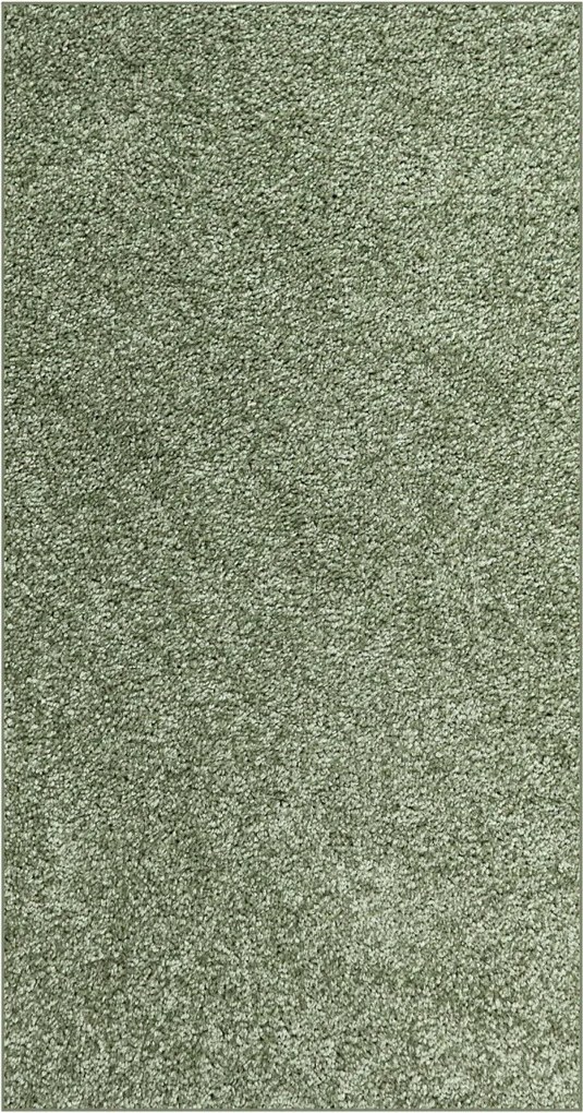 Behúň Velur Ultra olivový, 57x200, zelená, detská izba, AladinWorld Expres