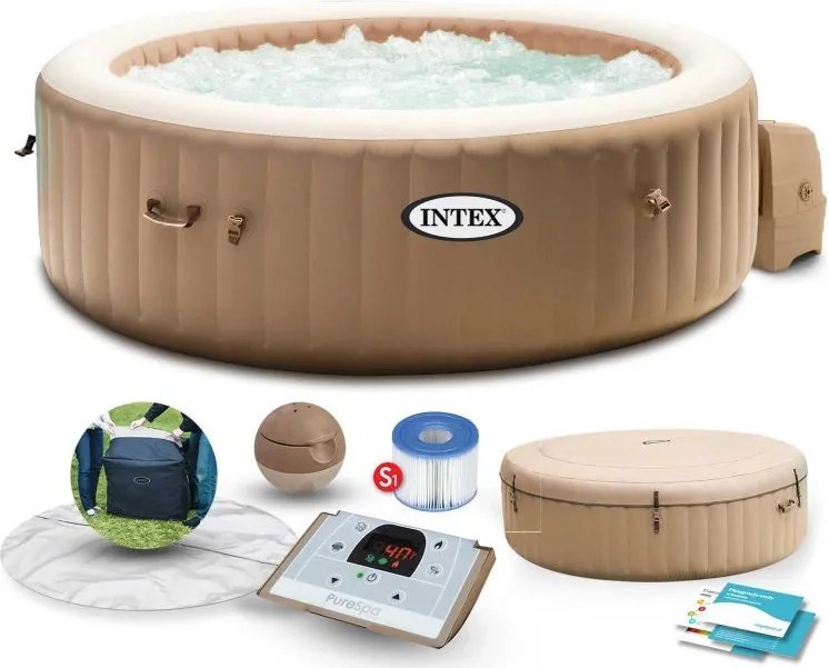 Nafukovacie jacuzzi s hydromasážou 4 osoby