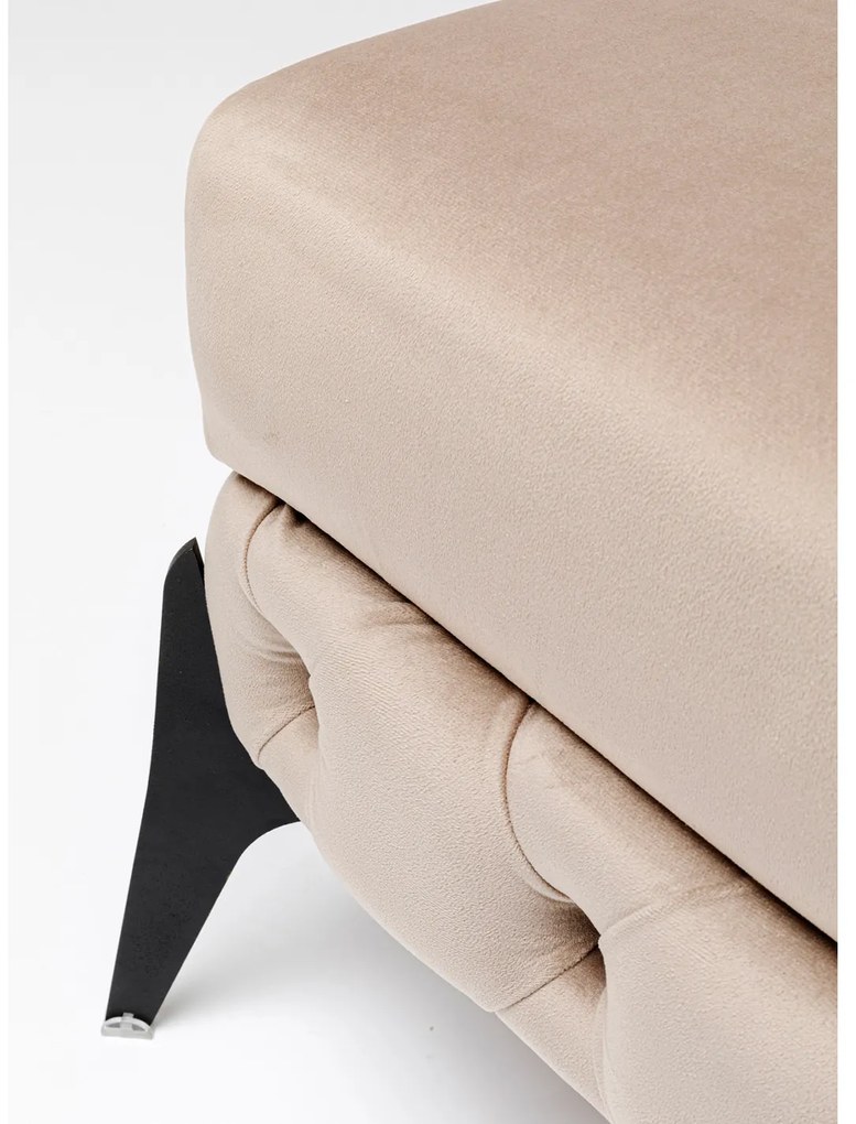 Bellissima Velvet taburetka sivo-hnedá
