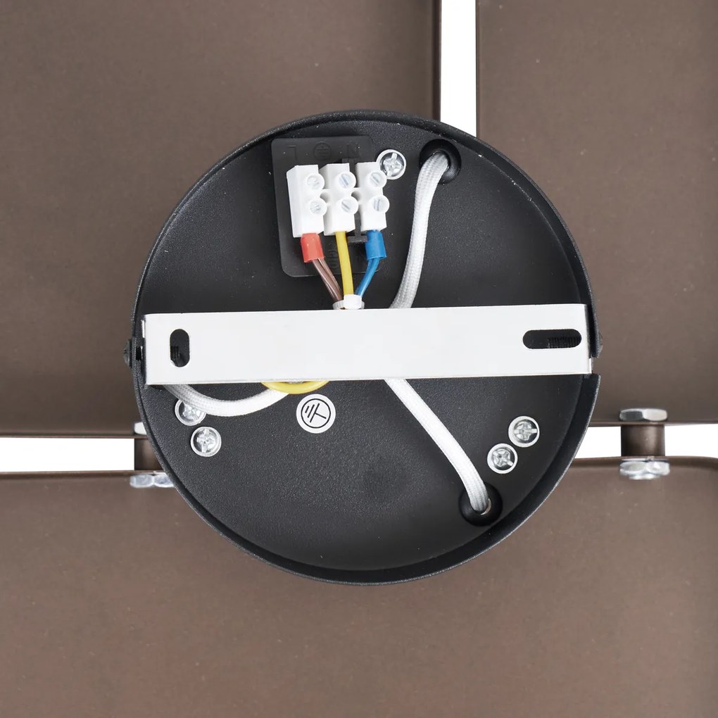 Dizajnové nástenné svietidlo bronzové 3-svetlá - Planes