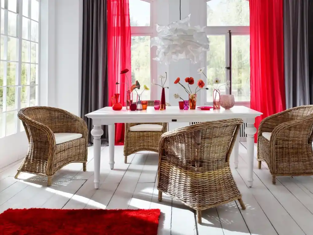 Priestranný rustikálny jedálenský stôl Provence Dinning | BIANO