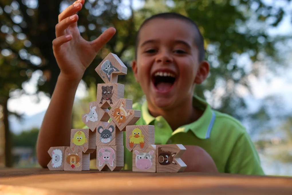 Milaniwood - Drevená balančná hra - domáce zvieratká