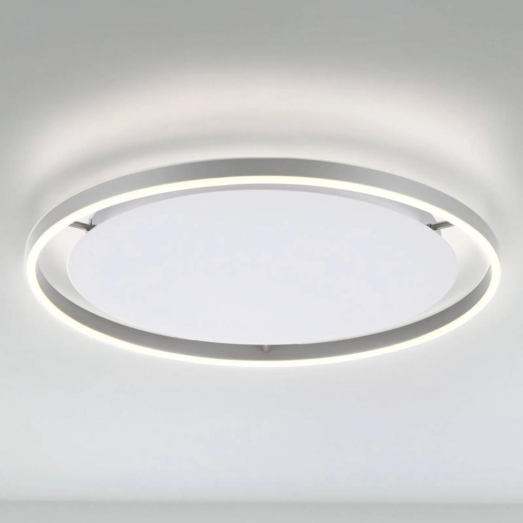 Stropné LED svetlo Ritus, Ø 58,5cm, hliník