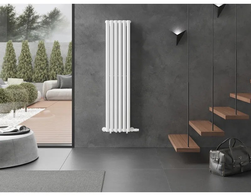 Mexen Dallas, vykurovacie teleso 1600 x 360 mm, 1039 W, biela, W214-1600-360-00-20