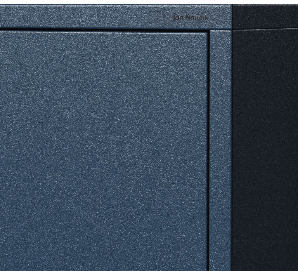 Nočný stolík MIA, 424 x 595 x 400 mm, Modern: tmavomodrá farba
