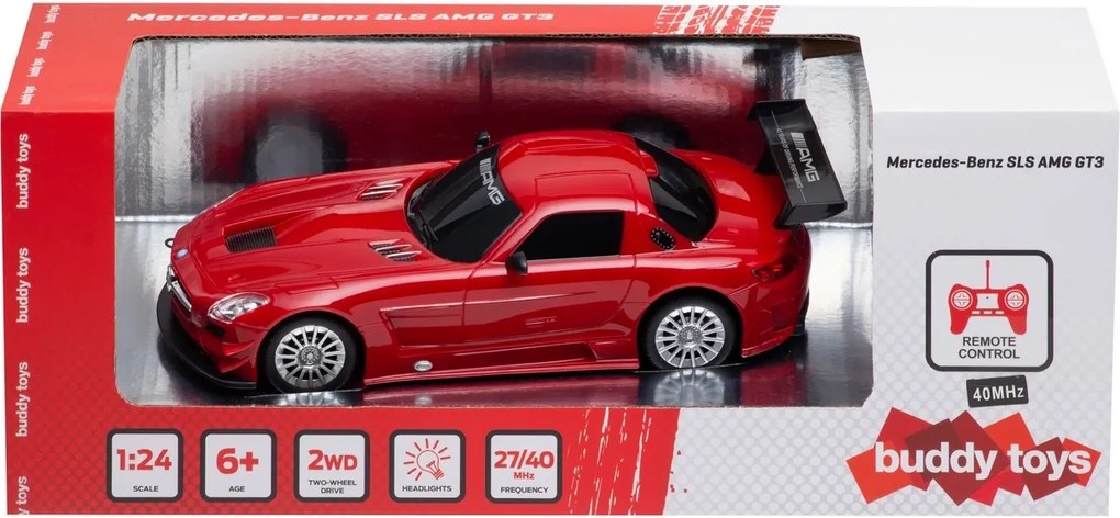 Buddy Toys BRC 24.061 Auto na diaľkové ovládanie Mercedes-Benz SLS, červená