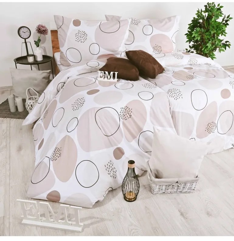 Obliečky bavlnené Clab EMI, Štandardný set jednolôžko obsahuje 1x 140x200 + 1x 70x90