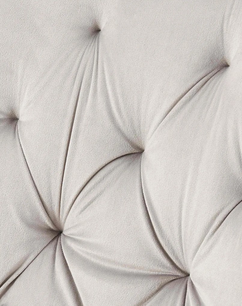 Jedálenská stolička Wallace - zamat - Sivá